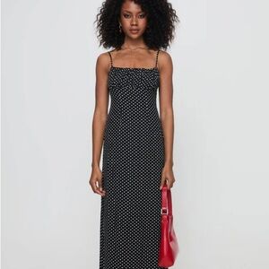Princess Polly Black and White maxi dress